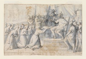 Embaixador turco apresentando presente para Don Giovanni da Áustria